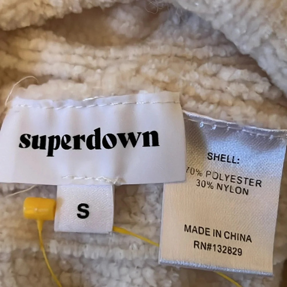 Superdown sherrie lace up back sweater - Picture 8 of 8